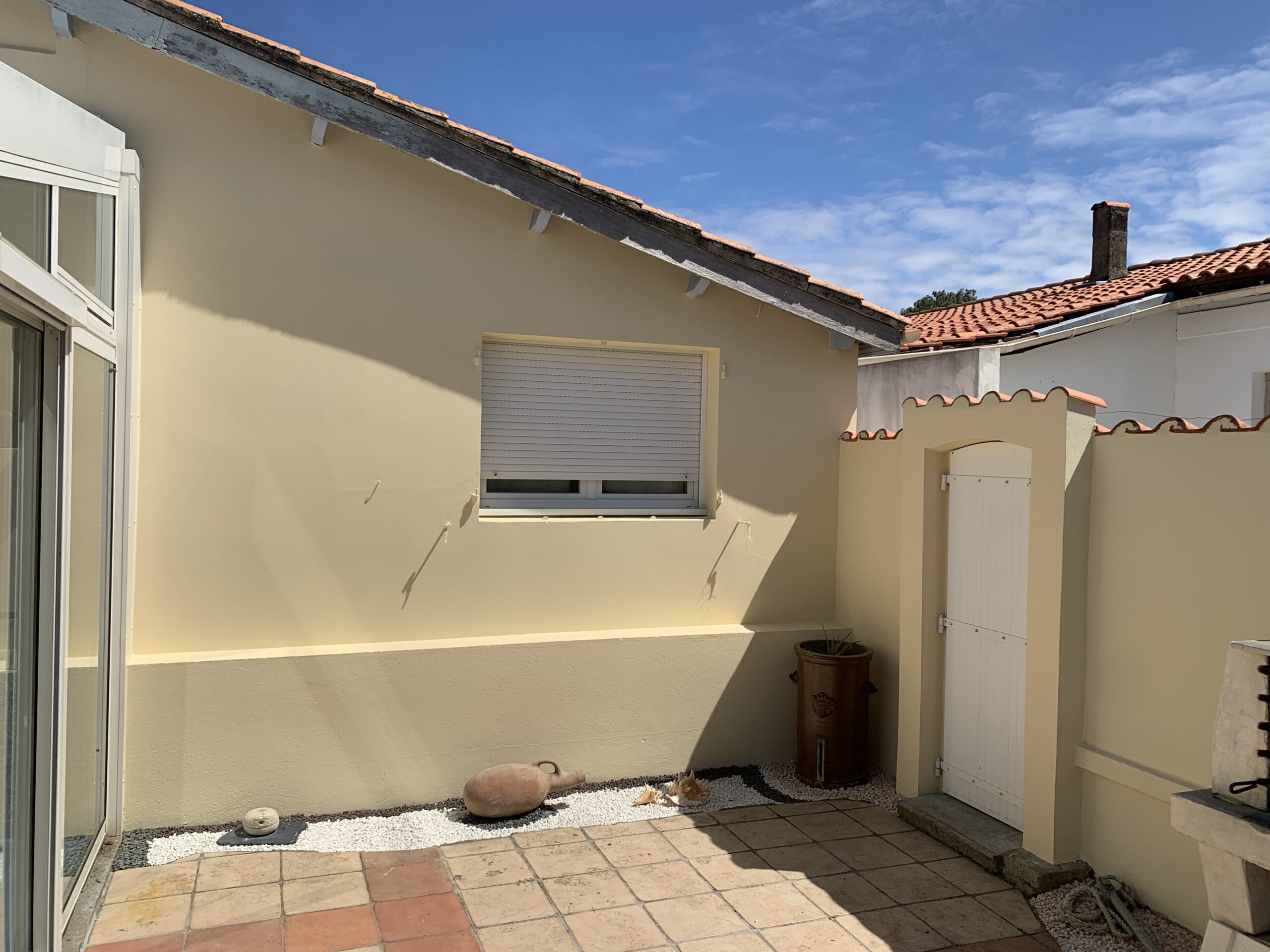 Peinture façade et muret