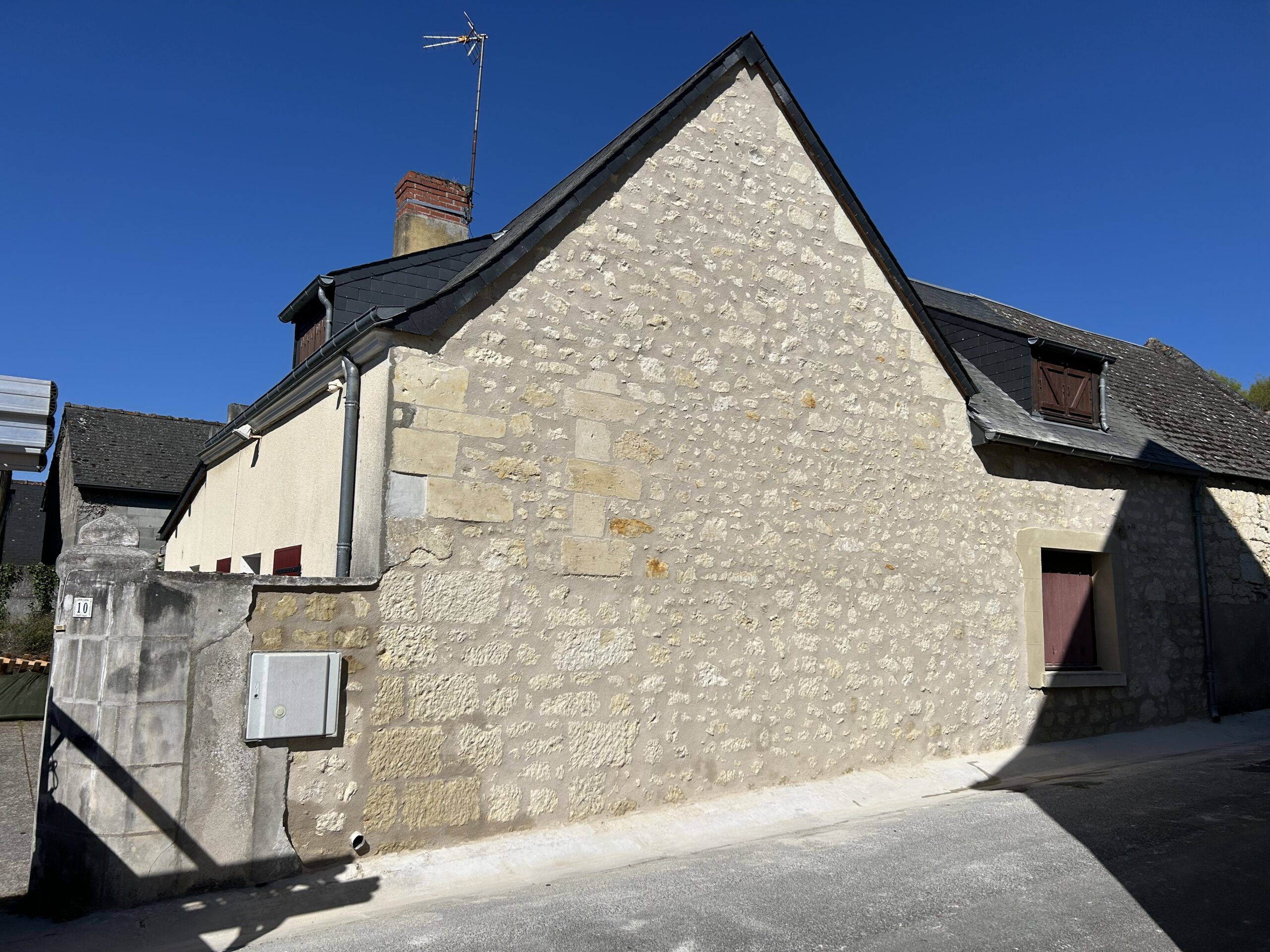 Rejointoiement d'un pignon